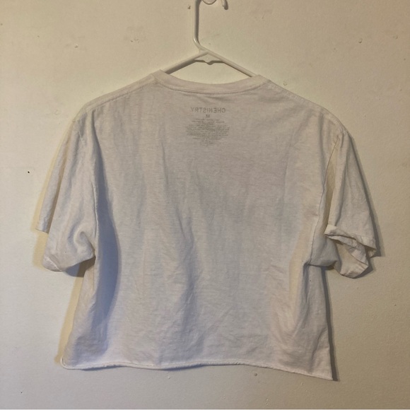 “Houston, We have a problem” NASA white crop top by Chemistry M - Picture 3 of 4